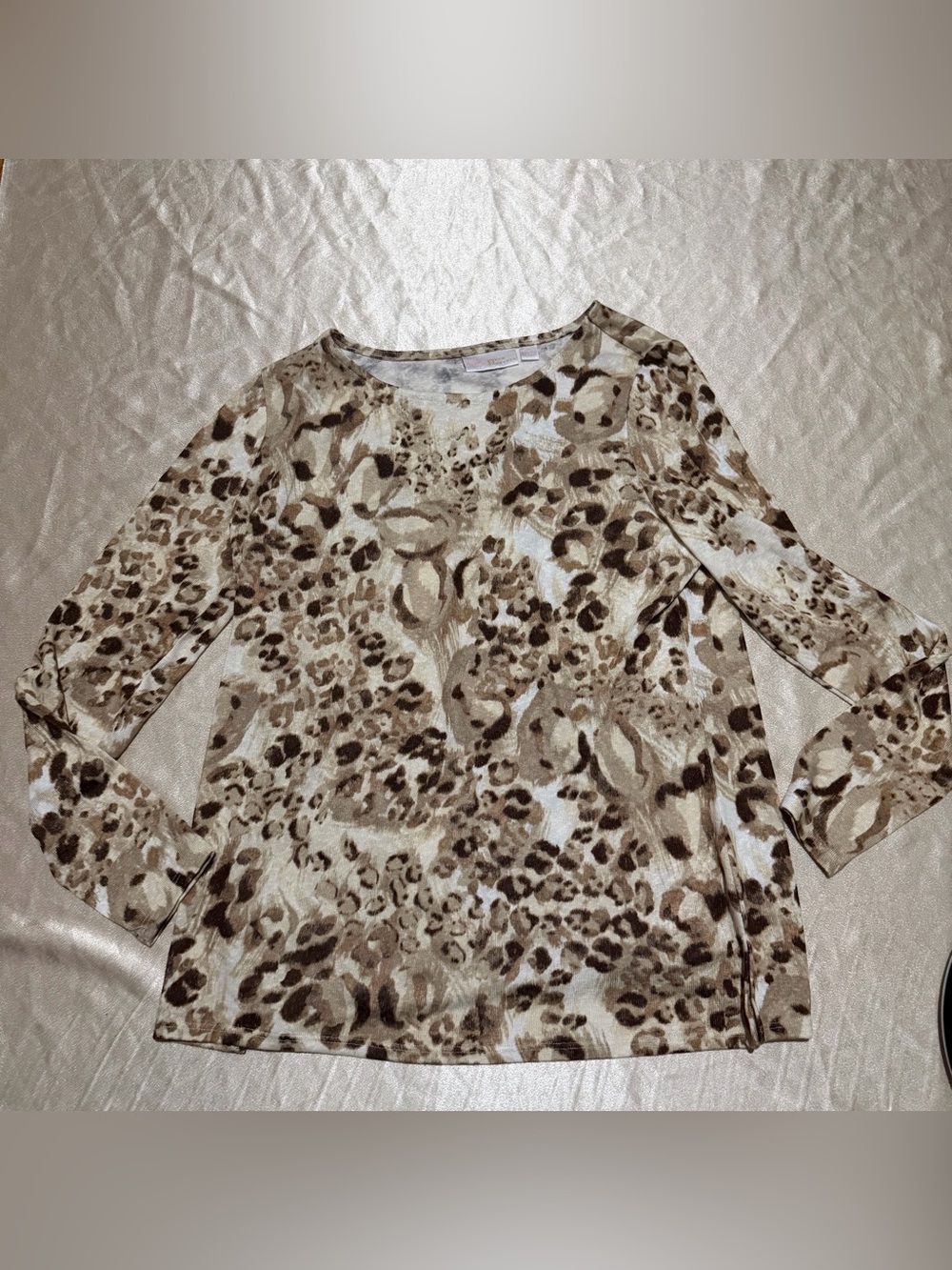 Belle by Kim Gravel Sweater Slub Femme & Fierce Long Sleeve Top Small